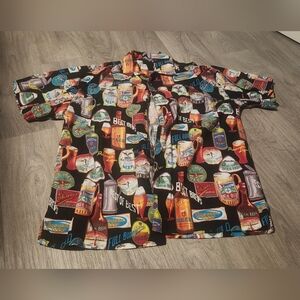 Unique Beer Button Up Shirt